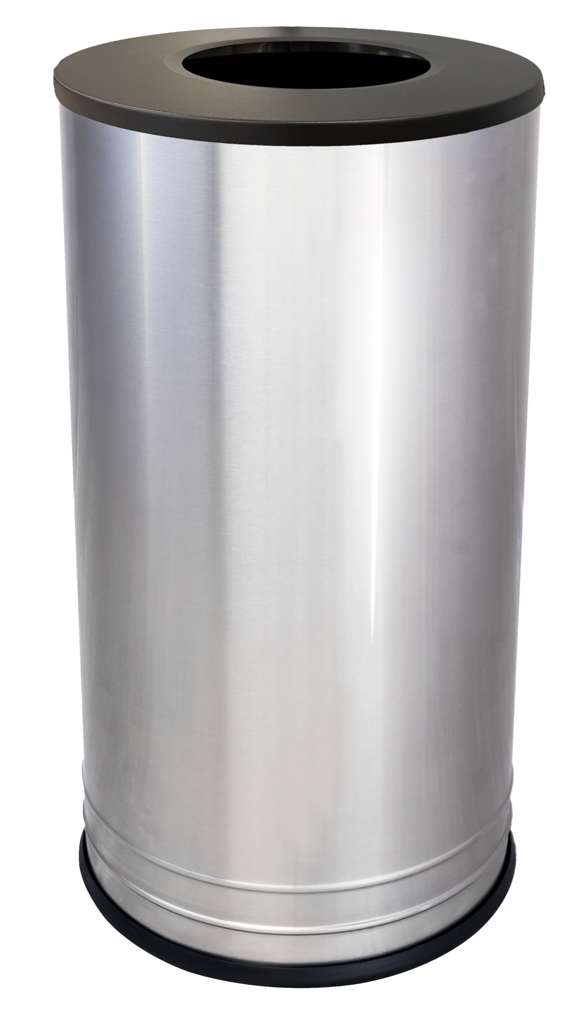 Stainless Rv Recptical International Collection Stainless Steel Receptacle w/ Flat Top
