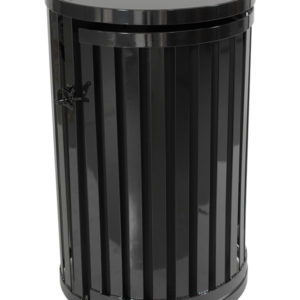 Streetscape Collection 45-Gallon Receptacle w/ Door - Image 2