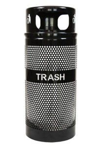 Landscape Series Trash Receptacle w/ Dome Top