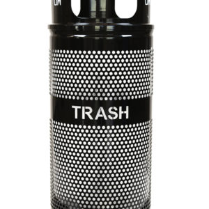 Landscape Series Trash Receptacle w/ Dome Top