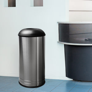 International Collection Stainless Steel Waste Receptacle-0