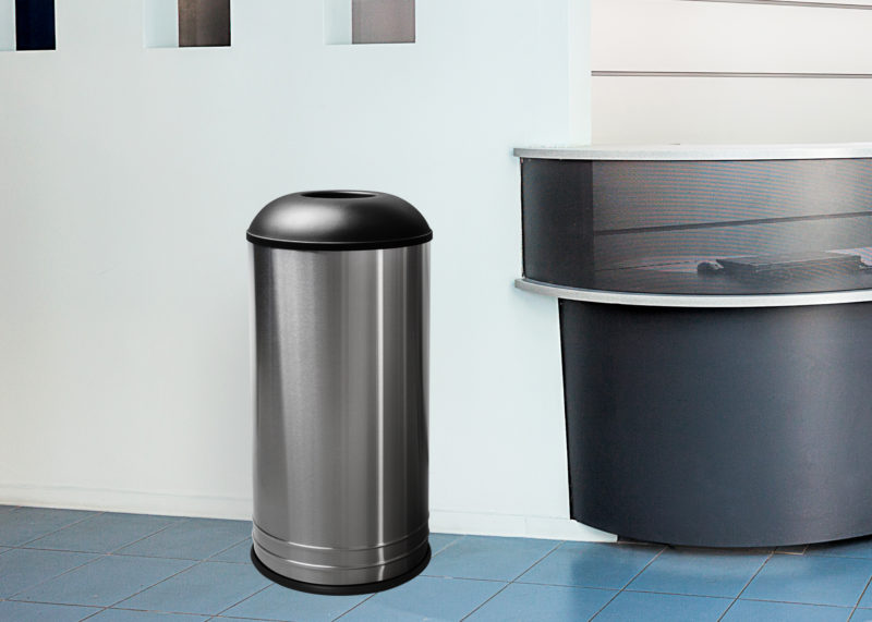 International Collection Stainless Steel Waste Receptacle-0
