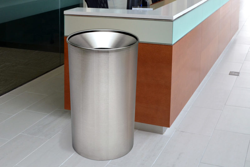 Premier Series Steel Waste Receptacle-979