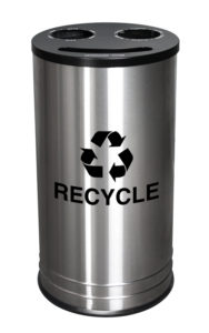 Smiley 3 Stream Recycling Receptacle-2305
