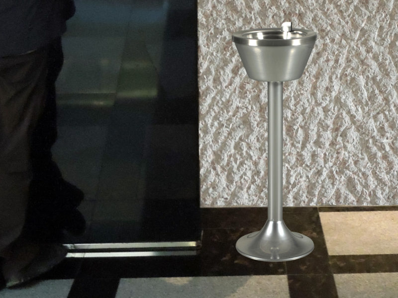 Pedestal Smoking Urn-0