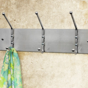 Satin Aluminum Wall Mounted Rack-0