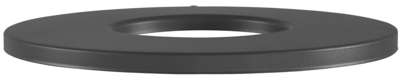 Black Texture Flat top lids with 8" hole-0