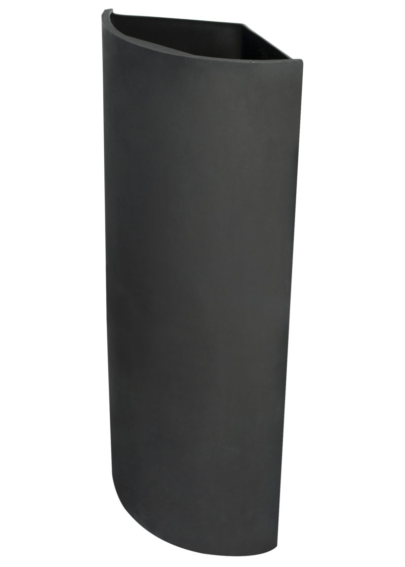 One 4.5 gallon Plastic Black Liner-2402