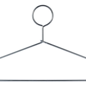 Interion® Closed Loop Coat Hangers - Heavy Duty Chrome - Anti