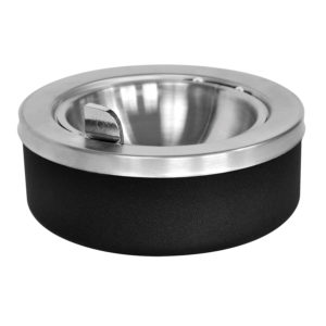 Large Capacity Flip Top Tabletop Ashtray-0