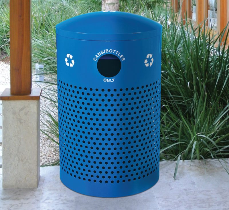 Landscape Series Perforated Outdoor Recycler-0