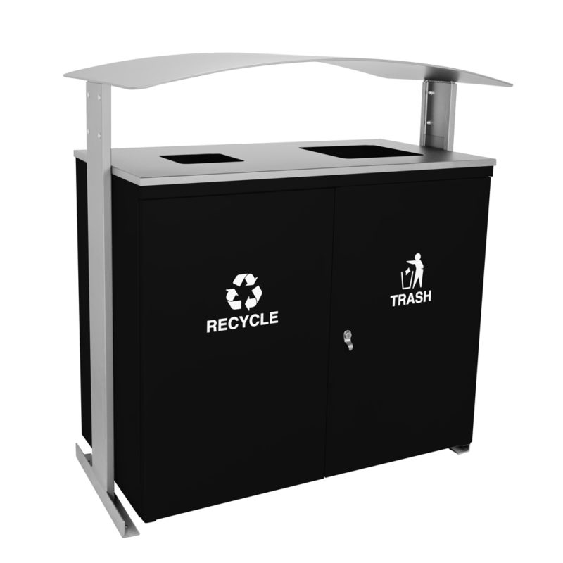 Ellipse Collection Large Capacity Two Stream Receptacle-3605