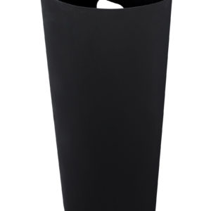 8 gallon Plastic Black Half Round Liner-2388