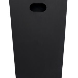 8 gallon Plastic Black Half Round Liner-2387