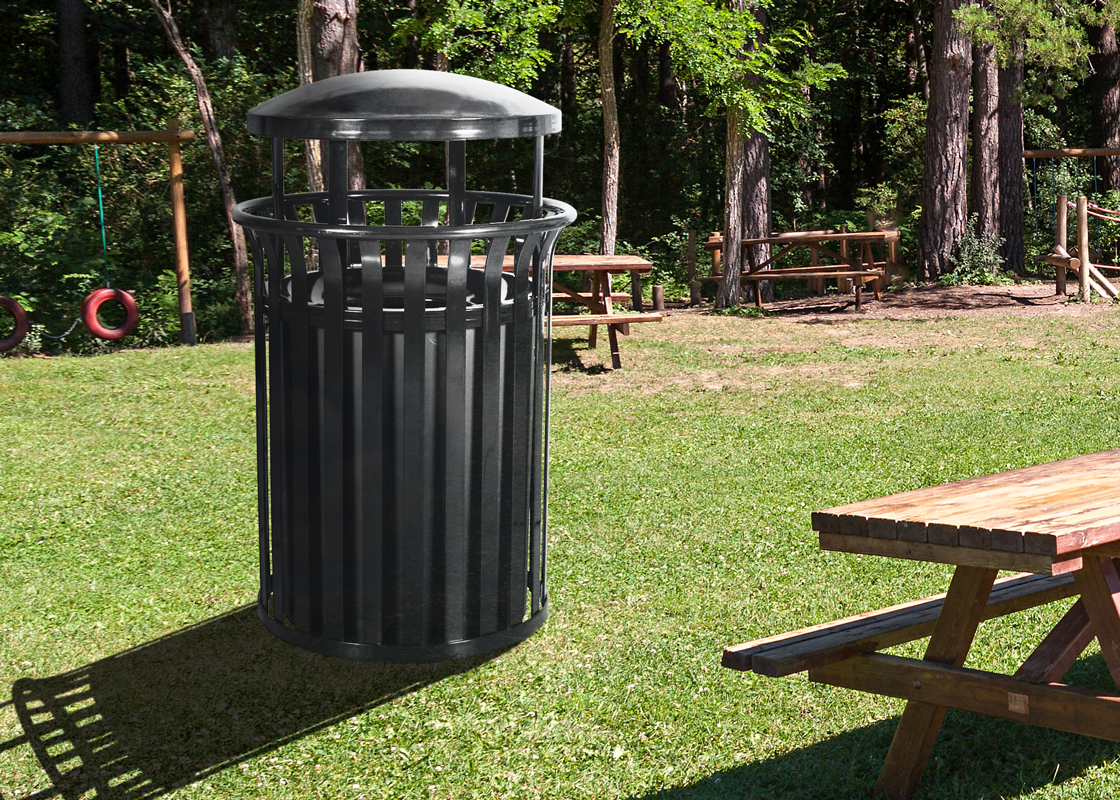 Streetscape™ Classic Outdoor Trash Receptacle