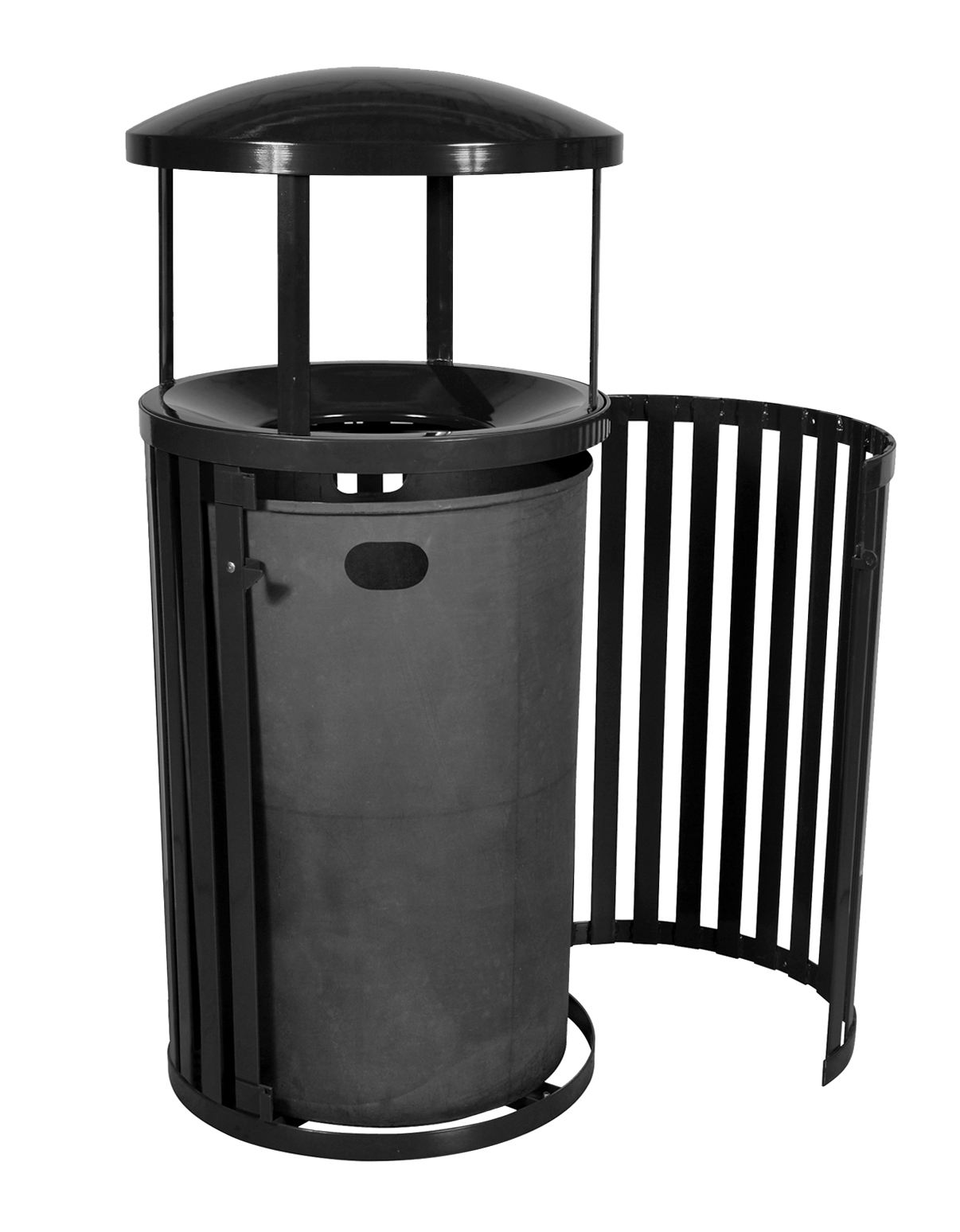 Streetscape™ East Hampton Outdoor Trash Receptacle