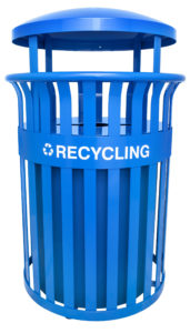 Streetscape Classic Outdoor Recycling Receptacle-0
