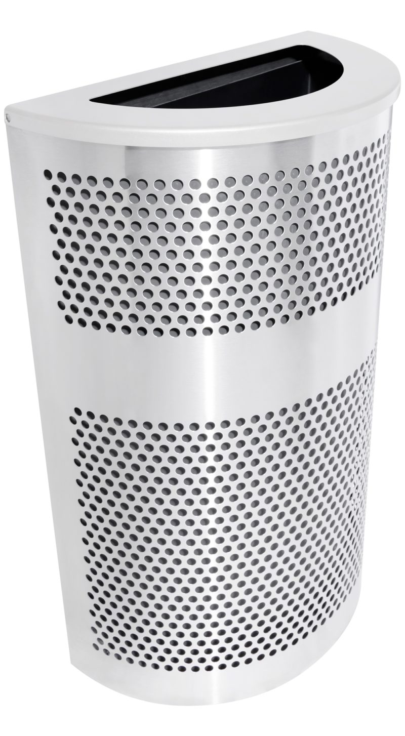 Venue Collection Half Round Waste Receptacle-3500