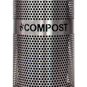 33 Gal. Perforated Stainless Steel Compost Bin VCC-33 PERF SS