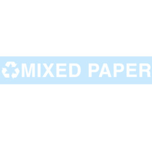 MIXED PAPER Replacement Decal