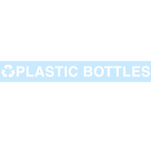 PLASTIC BOTTLES Replacement Decal