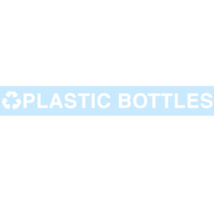 PLASTIC BOTTLES Replacement Decal