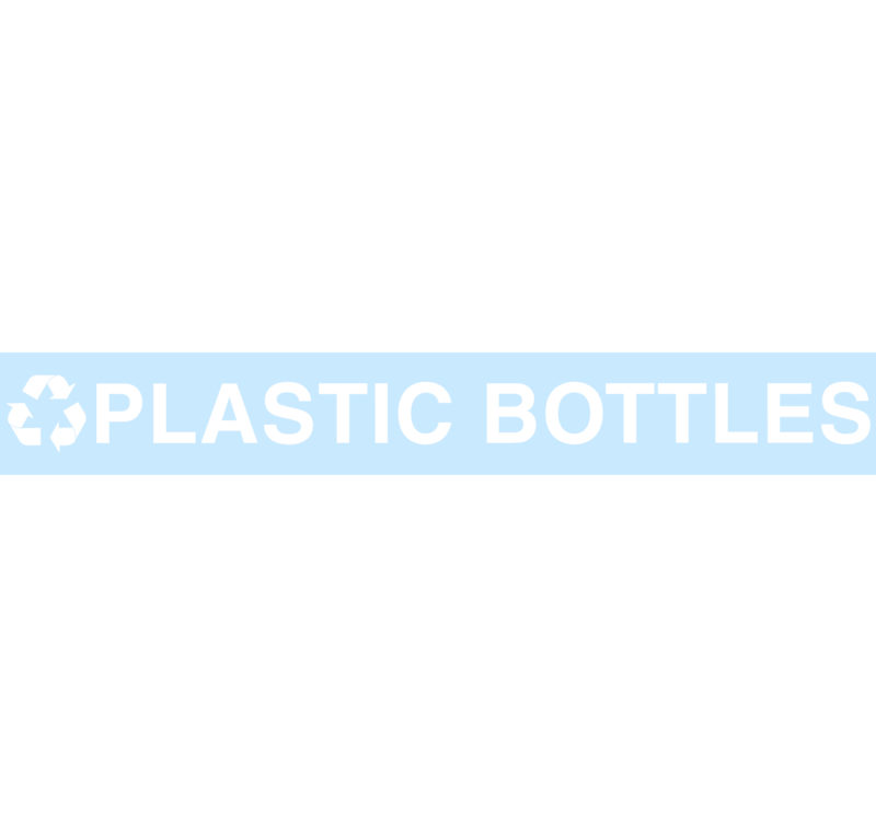 PLASTIC BOTTLES Replacement Decal