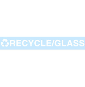 RECYCLE/GLASS Replacement Decal