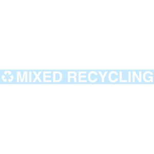 MIXED RECYCLING Replacement Decal