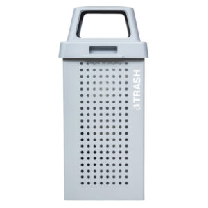 Outdoor Kaleidoscope 36-Gallon Receptacle w/ Dome Top