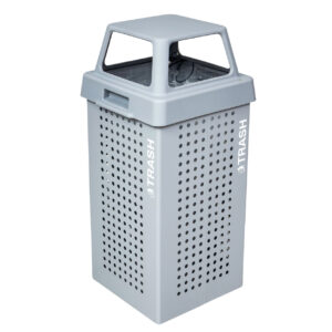 Outdoor Kaleidoscope 36-Gallon Trash Receptacle - Image 4