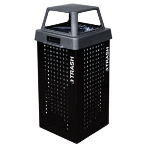 Outdoor Kaleidoscope 36-Gallon Trash Receptacle - Image 2